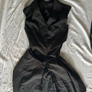 cotton womens size 4 four extra small black dress   core  pin up pinup